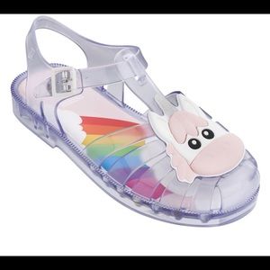 Authentic Mel by Melissa sandals size 4 big kids